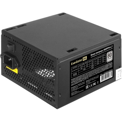 Блок питания 400W EXEGATE 80 PLUS® 400PPH-LT EX292148RUS-OEM-S